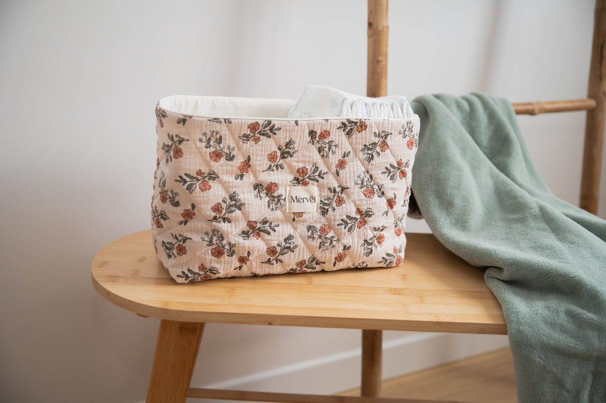 Paniers de rangement  : organiser le change sans plastique