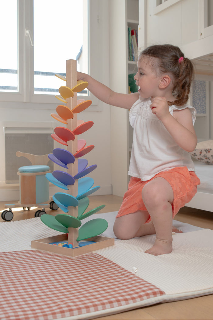Arbre musical montessori - circuit à billes - Mervei