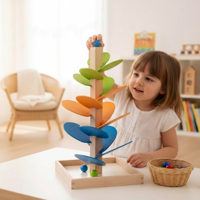 Arbre montessori - circuit sensoriel