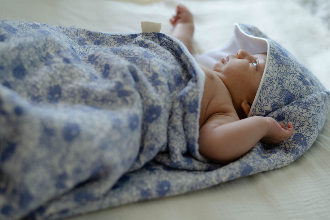 Cape de bain bébé - sortie de bain Giverny 
