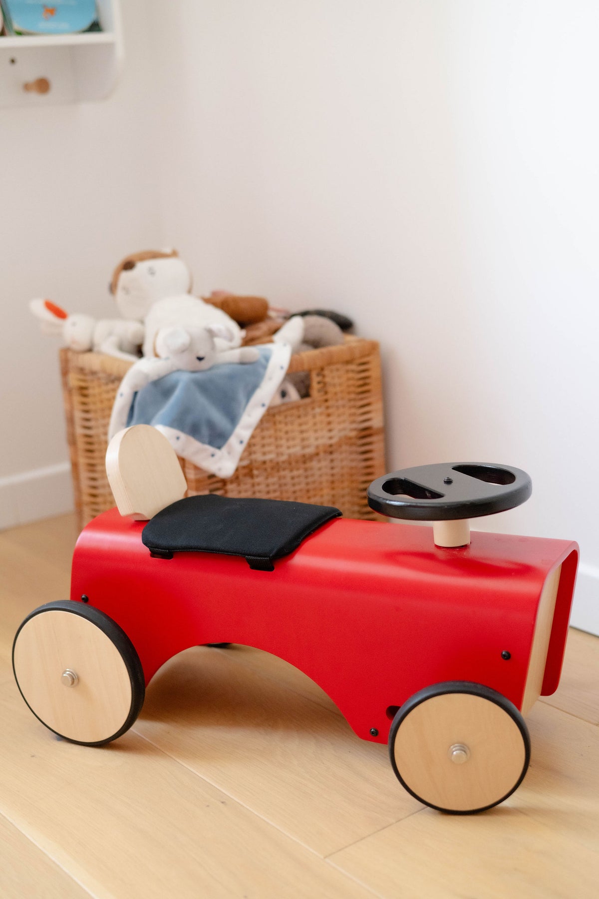  Véhicule porteur en bois - trotteur pour bébé - chariot de marche