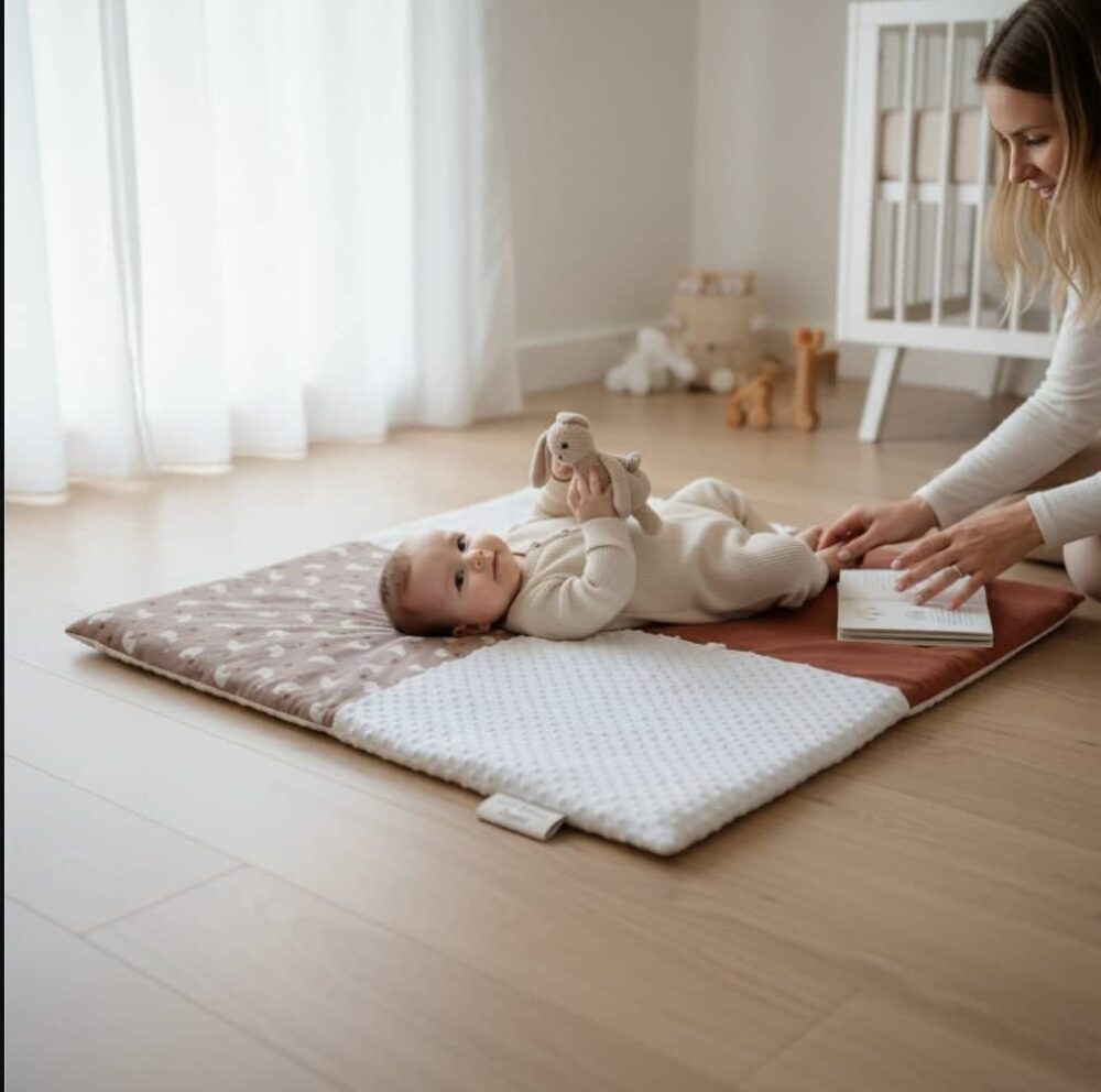Tapis d'éveil nomade - tapis de jeu - tapis deveil - tapis de sol - jouet montessori mervei