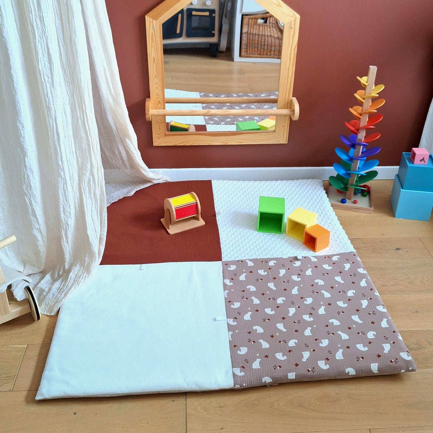 Tapis d'éveil NOMAD - BANQUISE - pliable
