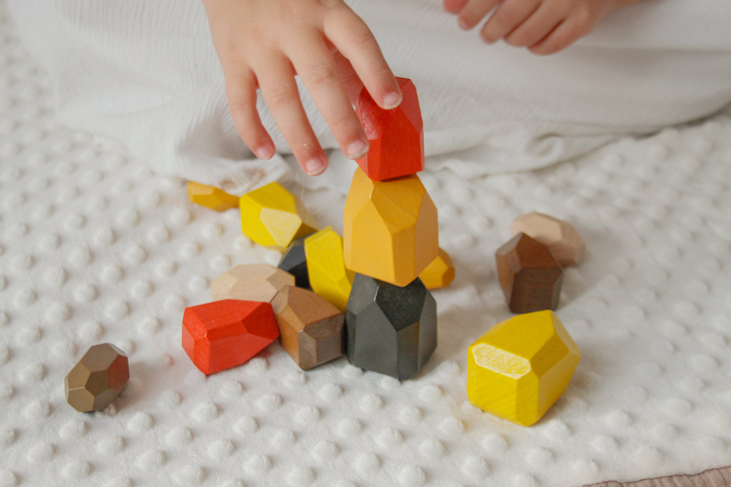 Les blocs de construction en bois