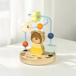 Boulier d'éveil en bois – Circuit de perles Montessori pour bébé - Mervei