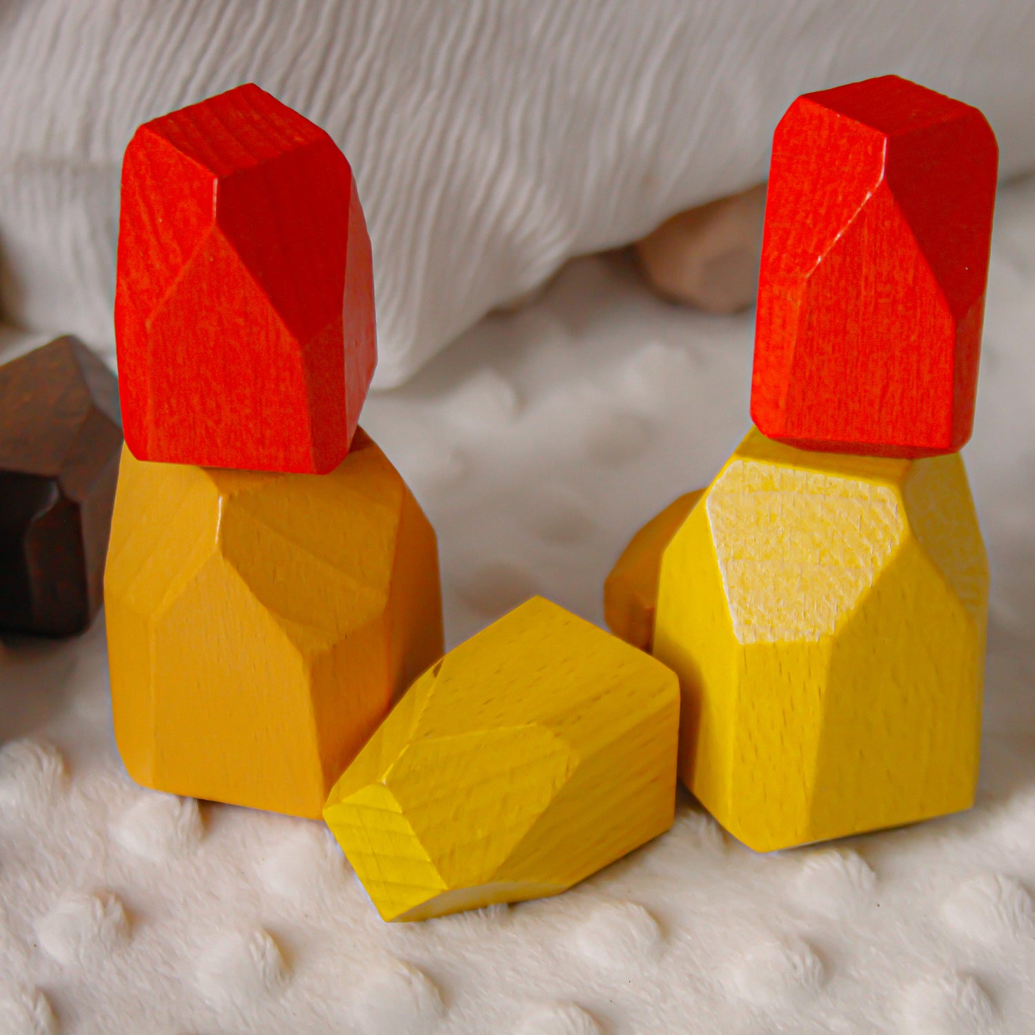 Les blocs de construction en bois
