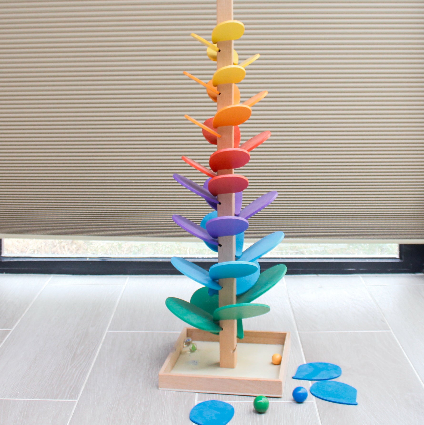 Arbre musical montessori - circuit à billes - Mervei