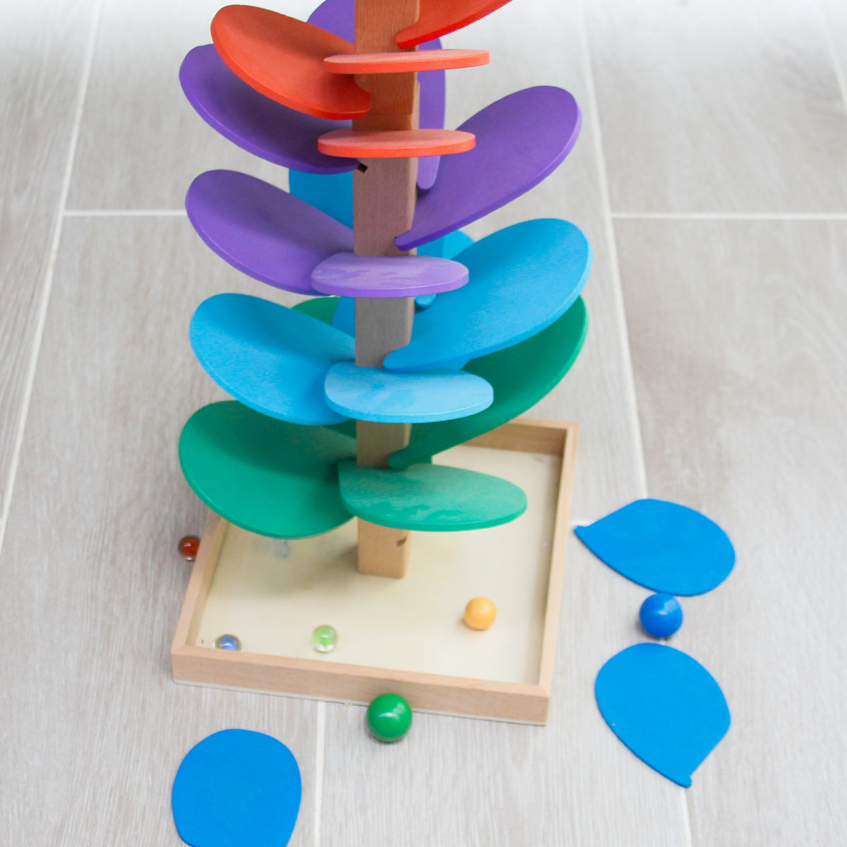 Arbre musical montessori - circuit à billes - Mervei