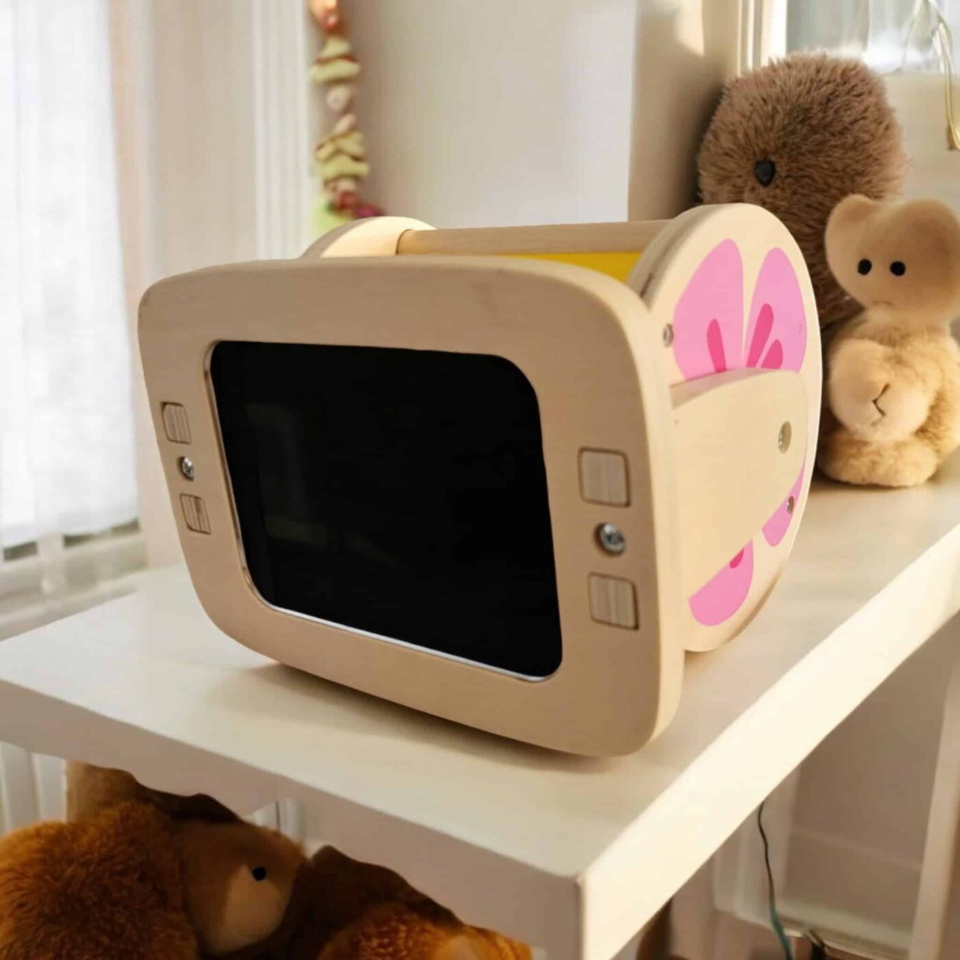 Tambour Rotatif Montessori - Jouet d'Éveil en Bois - Biquette Biquette